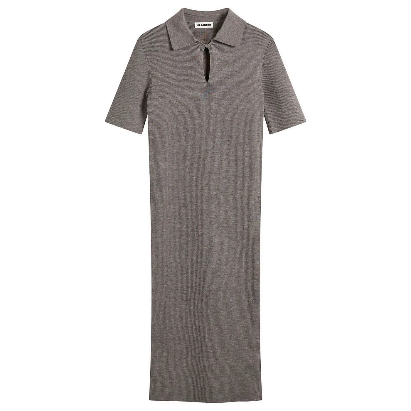Jil Sander Knitted Polo Midi Dress メイン画像