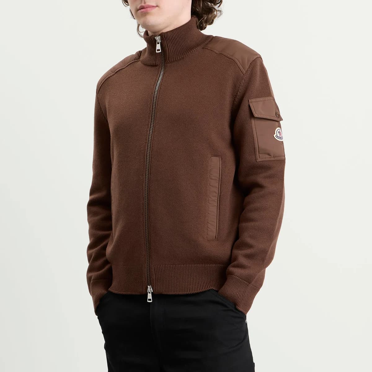 Moncler Hybrid Wool Zip Through 詳細画像 4