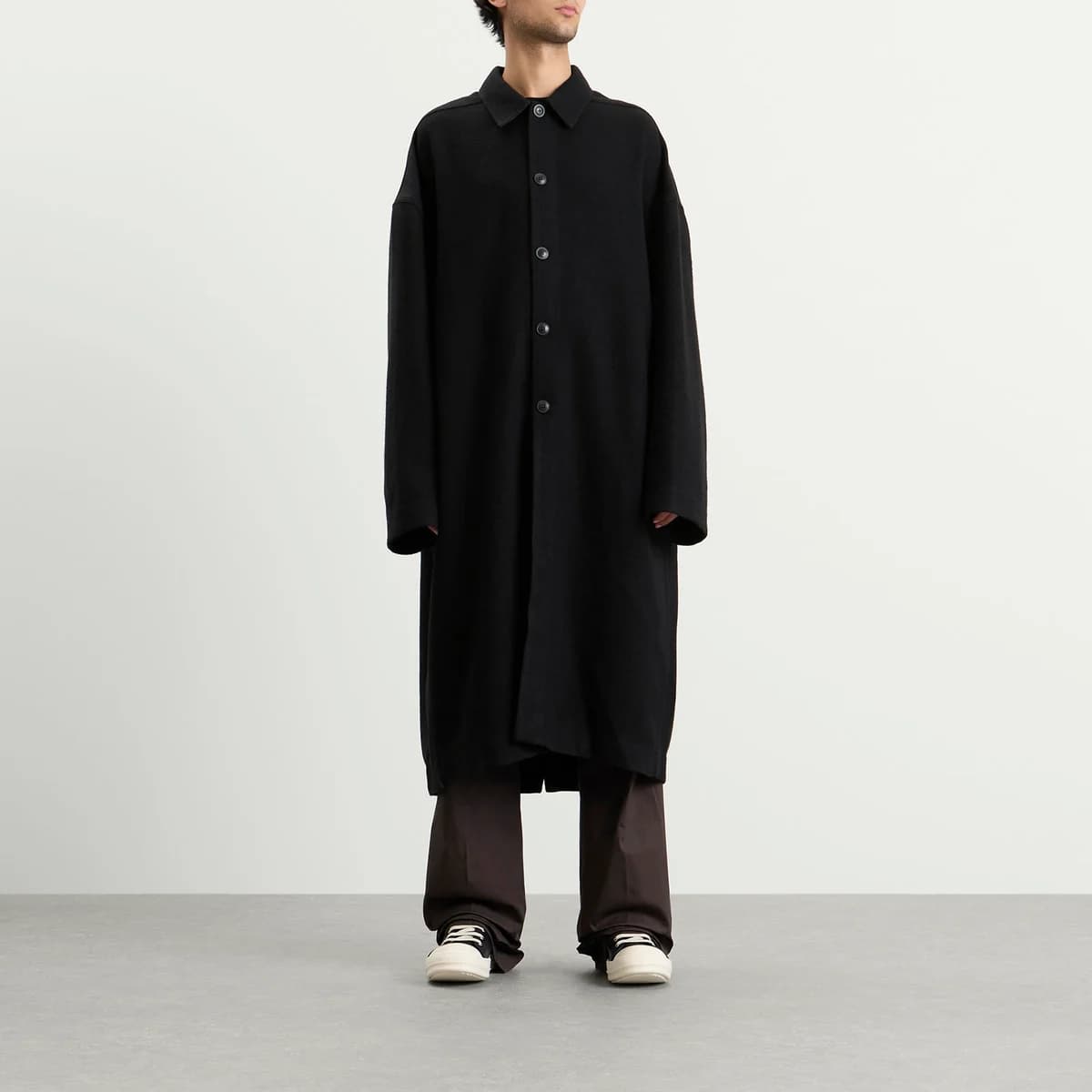Rick Owens Buttoned Brad Coat 詳細画像 1