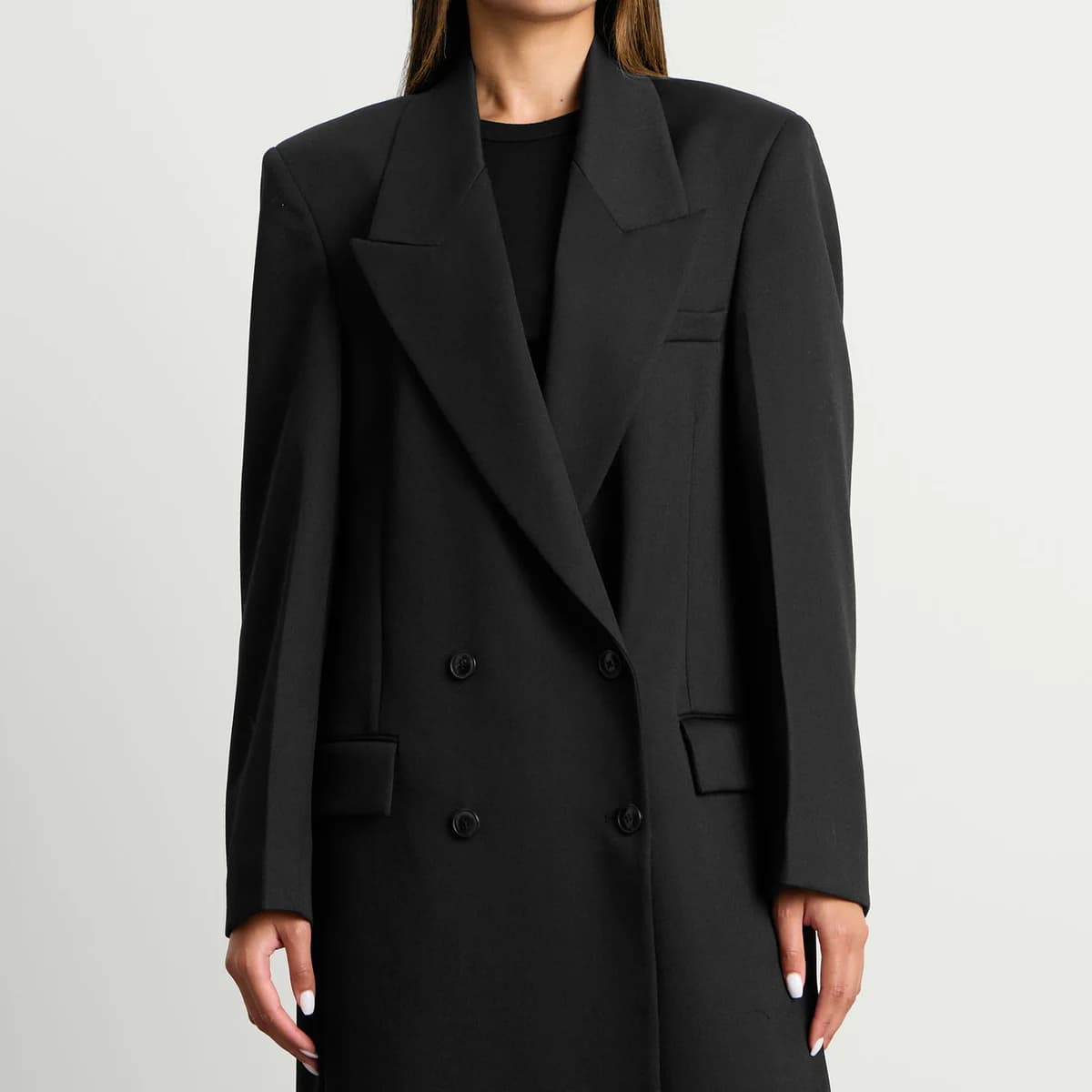 Rohe Róhe Double Breasted Tailored Coat 詳細画像 4