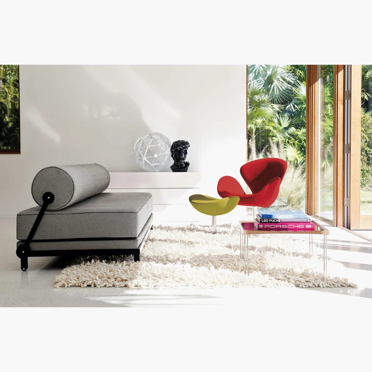 Fritz Hansen Egg Footstool, Fabric 詳細画像 4