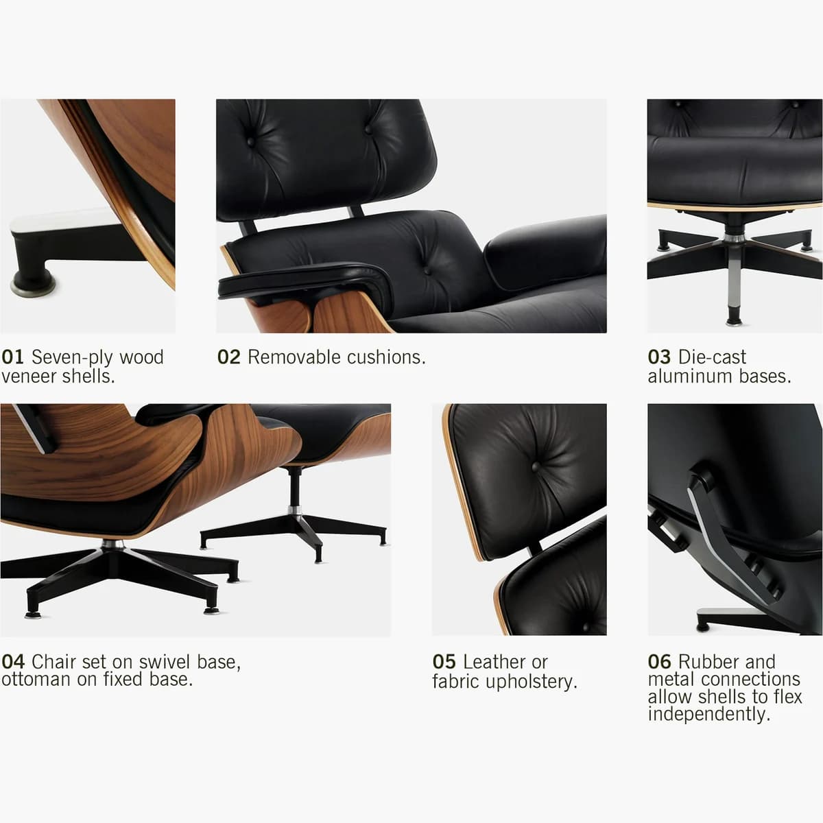 Herman Miller Eames Lounge Chair 詳細画像 2