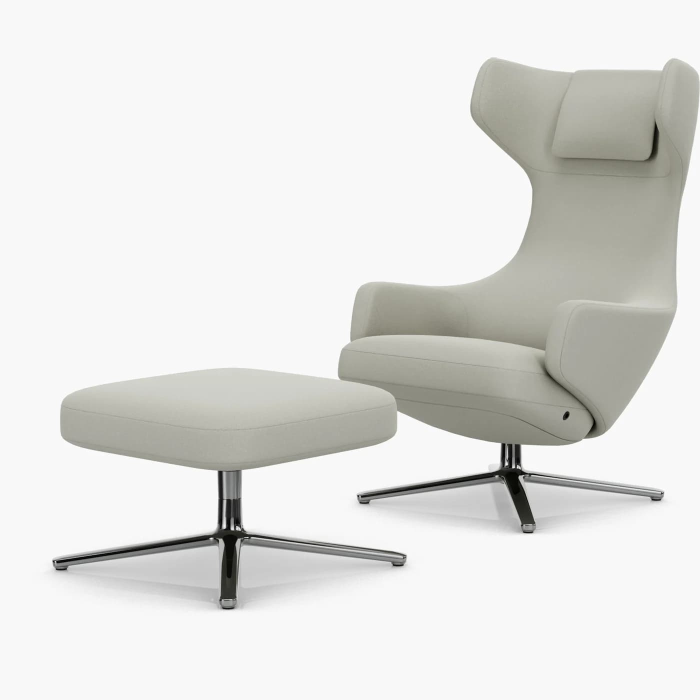 Vitra Grand Repos Lounge Chair and Ottoman メイン画像